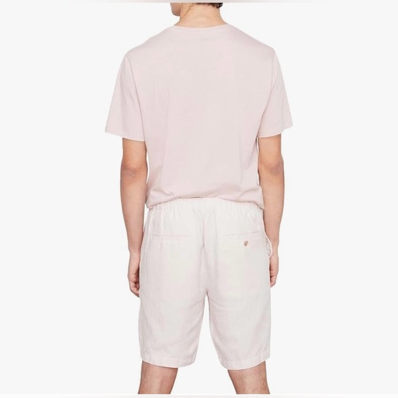 Vince Men's Lightweight Hemp 9" Shorts in Dusty Mauve - Picture 4 of 8